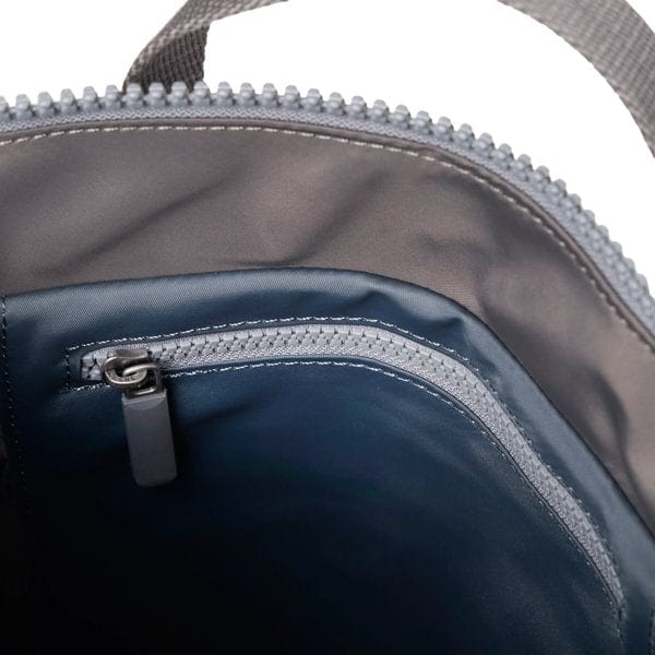 Roka Bantry B Grey Tonal Small Recycled Nylon Rucksack