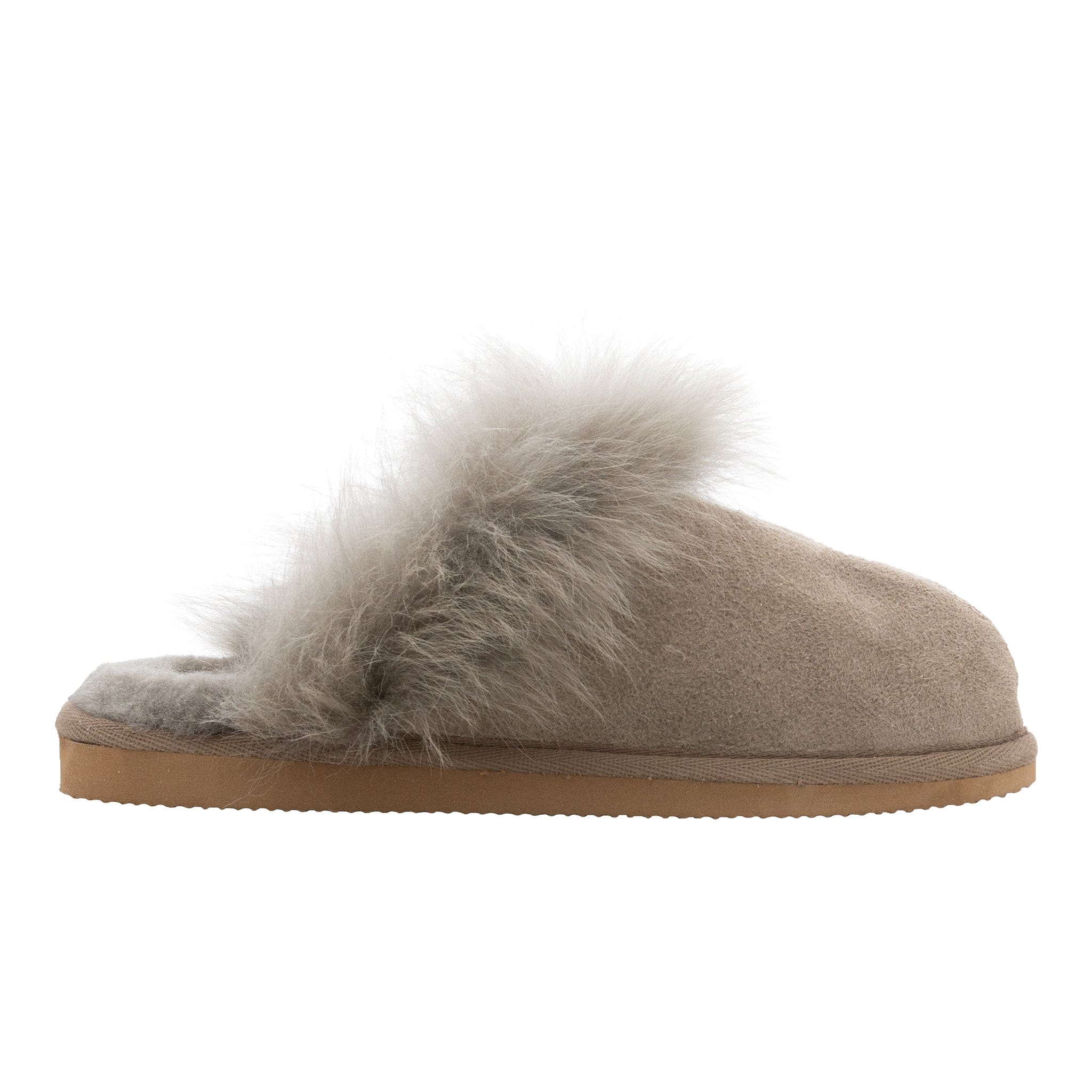 Evelina Sheepskin Slippers Stone
