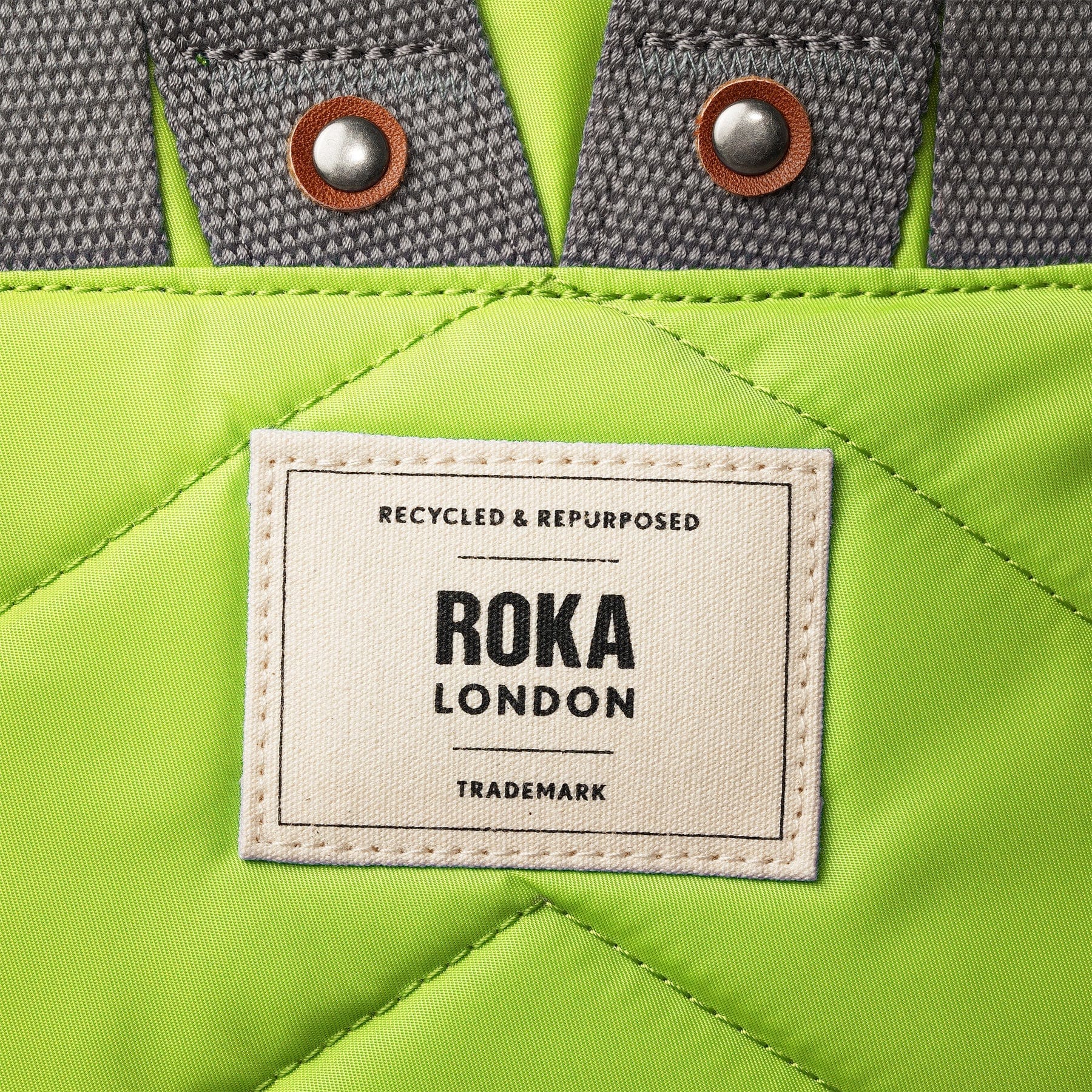 Lime Roka Bantry B Sustainable Nylon Rucksack