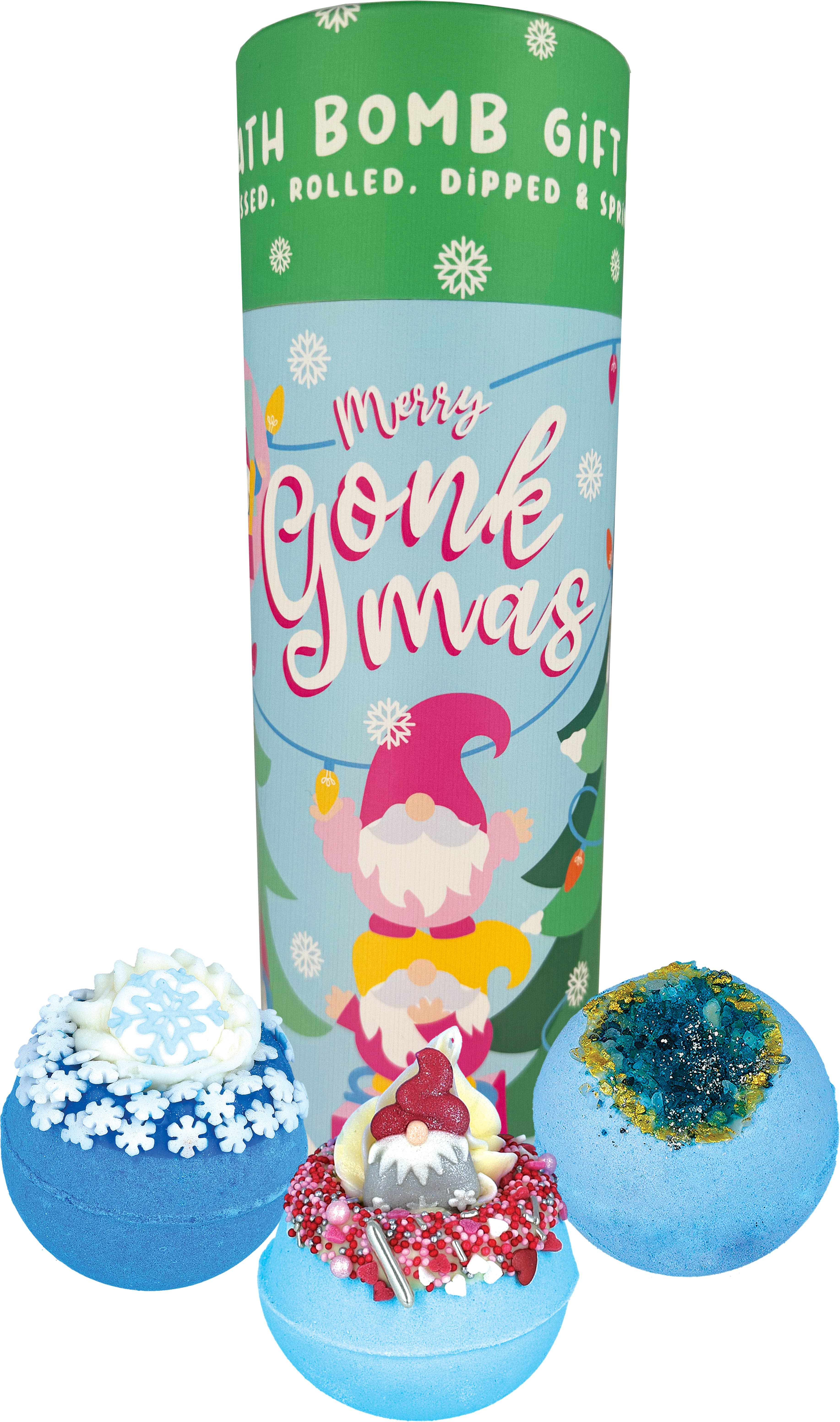Merry Gonkmas Bath Blaster Tube Gift Set