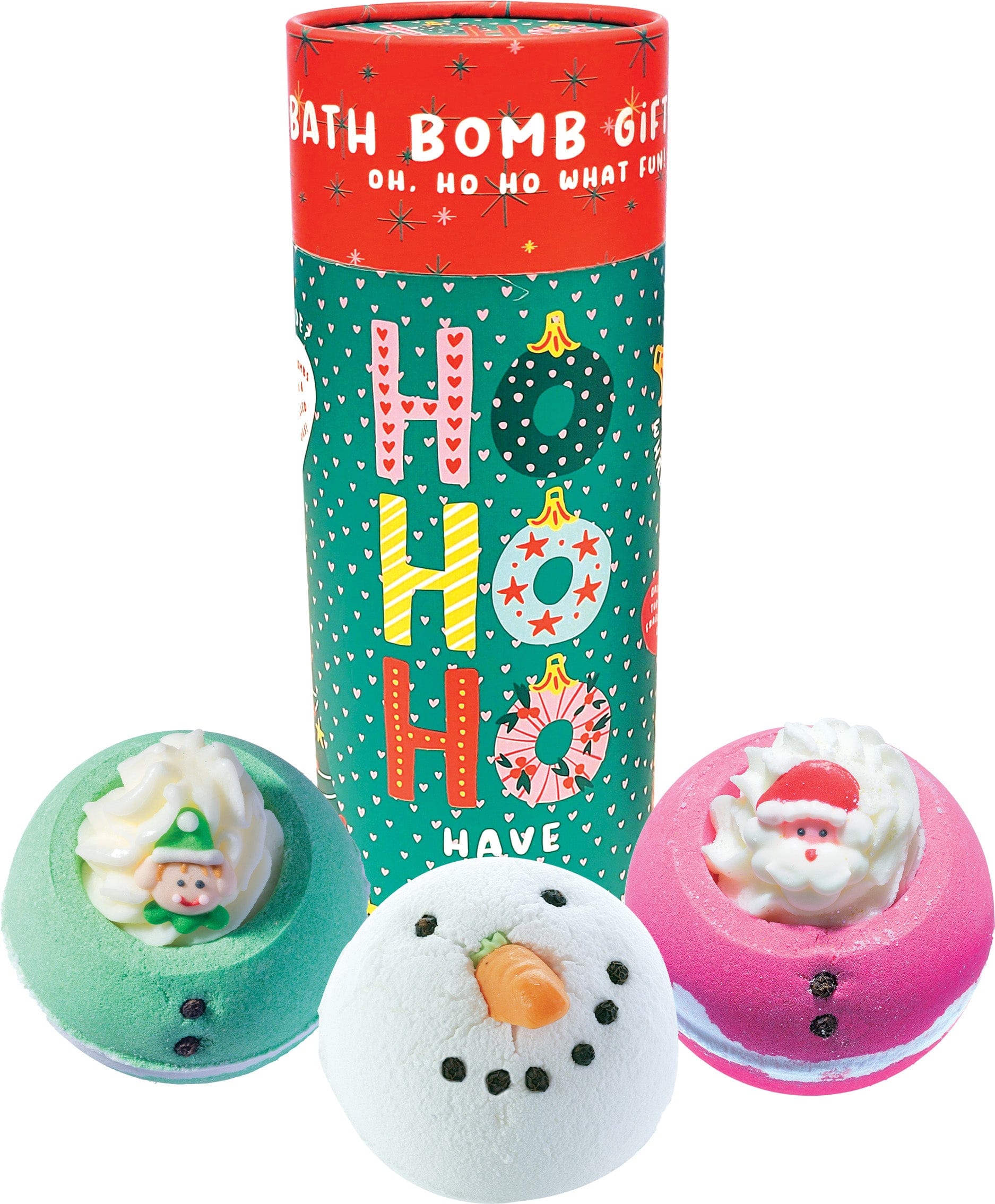 Ho Ho Ho Bath Blaster Tube Gift Set
