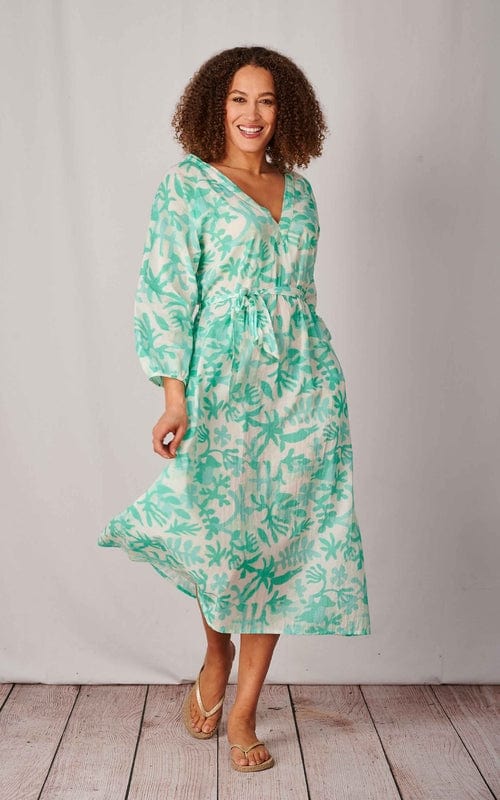 Gili Cotton Dress, Mint