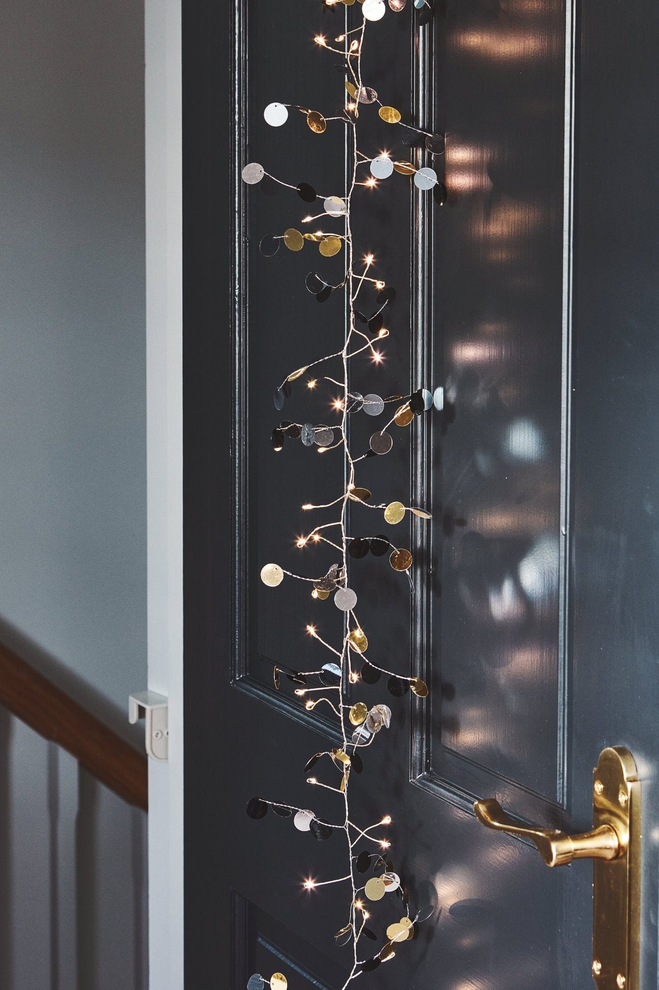 Confetti Gold Light Chain, Mains Powered