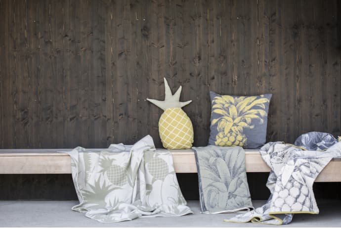 PINEAPPLE SHAPED CUSHION BY DAVID FUSSENEGGER