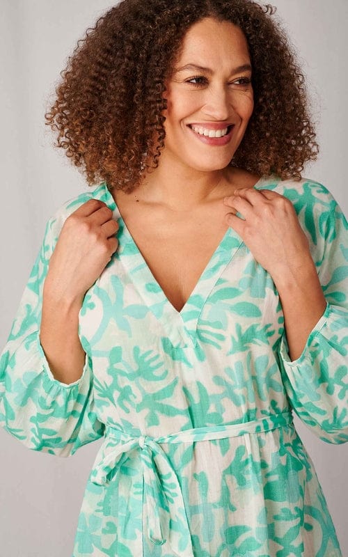 Gili Cotton Dress, Mint