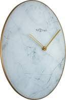 Marble White & Gold Wall Clock