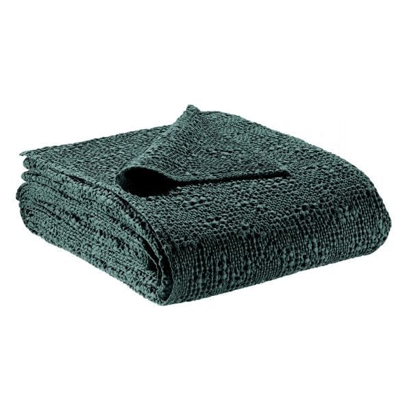 Tana 140x200 Stonewashed Cotton Throw Prusse