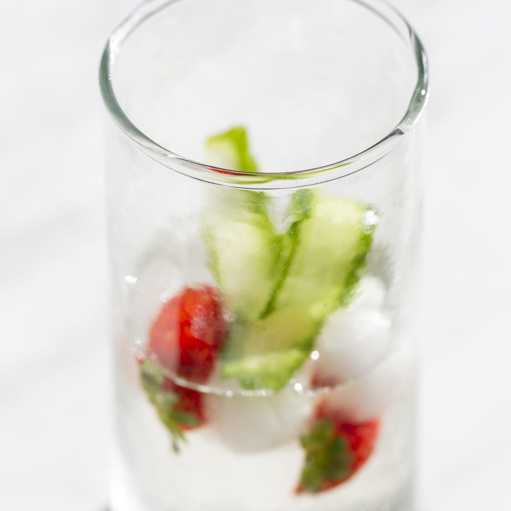 Hammered Glass Tall Tumbler