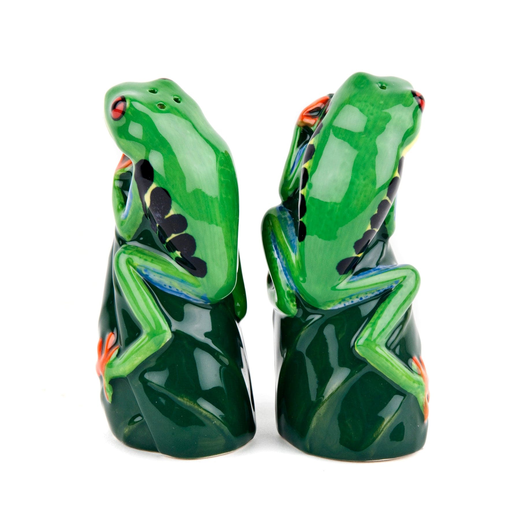 Tree Frog Ceramic Salt & Pepper Set