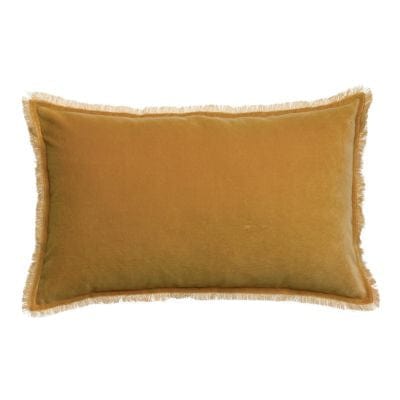 Fara 40x65 Velvet Fringed Cushion by Vivaraise, Mirabelle