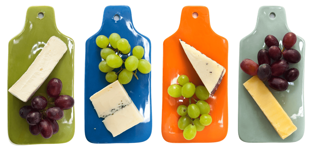 Orange Ceramic Mini Cheese Board
