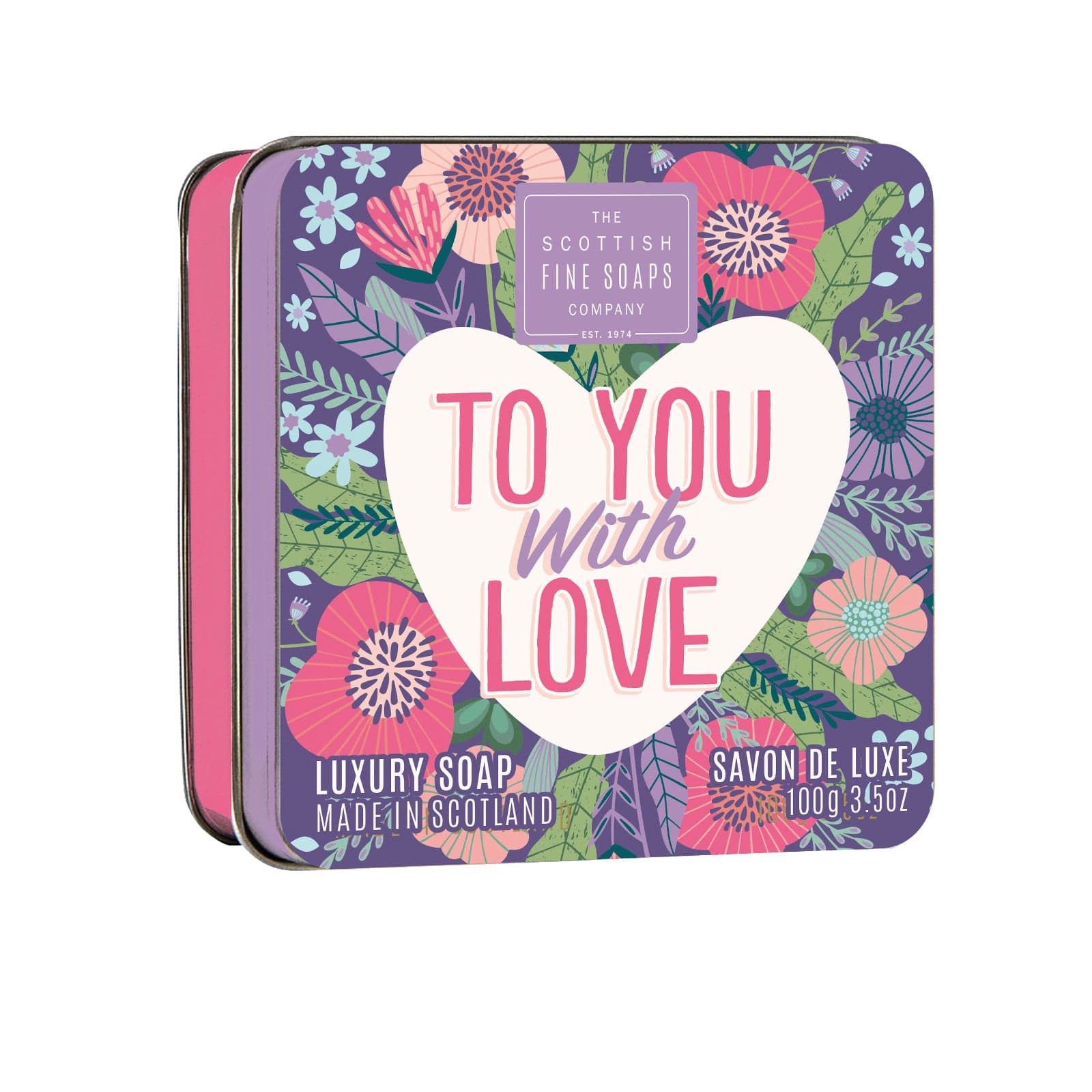 Soap in a Tin To You With Love 100g