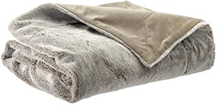 Kinta Faux Fur Luxury Bed Throw Natural