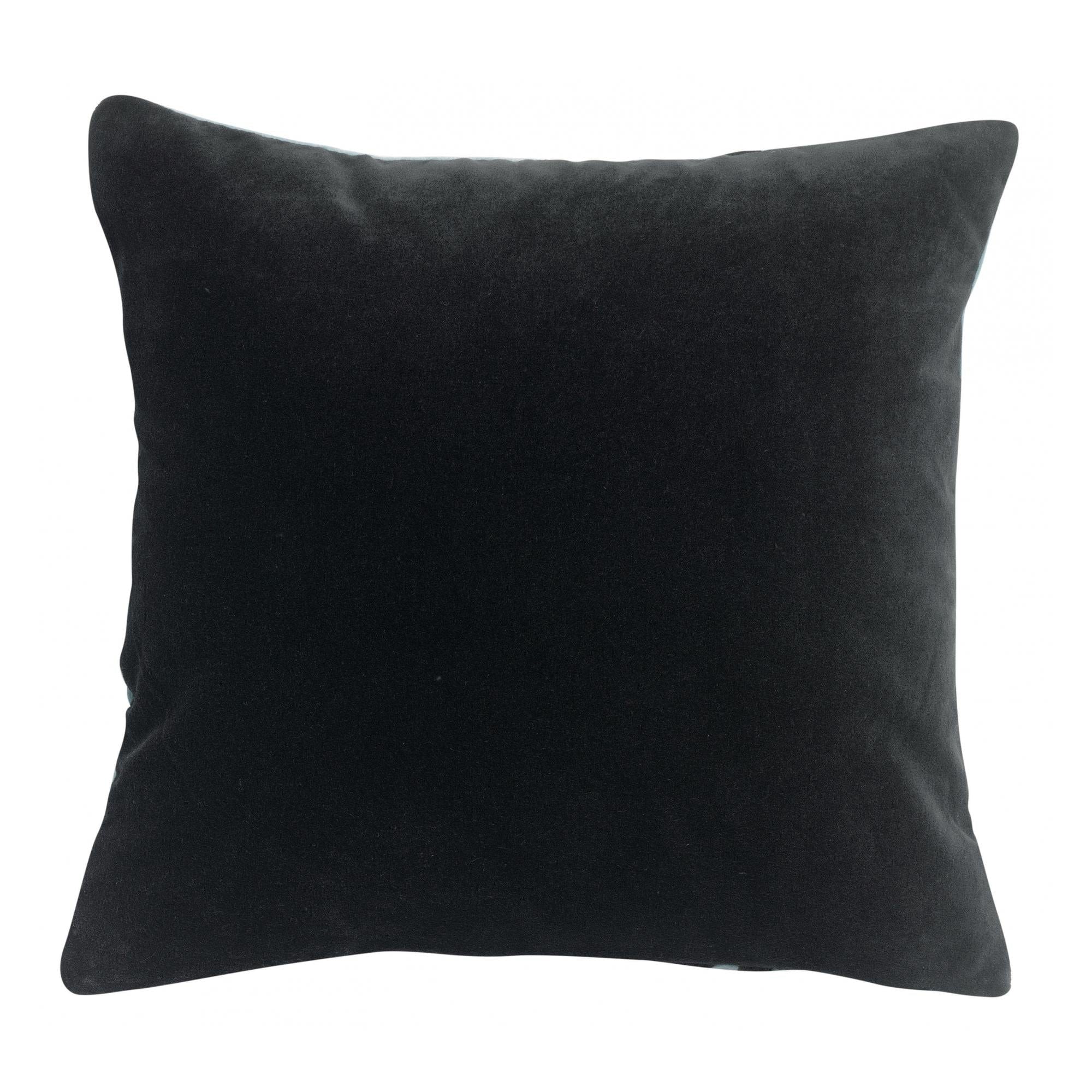 Fara 45x45 Velvet Cushion with Embroidery by Vivaraise, Various Colours