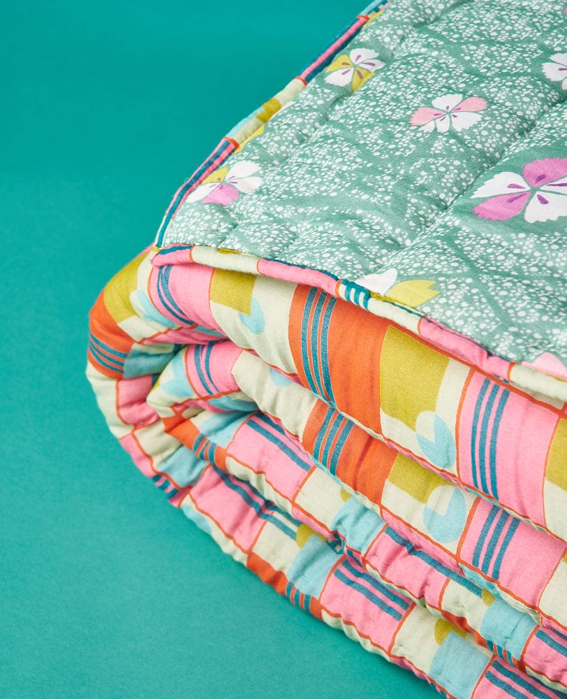Quilted Cotton Reversible Bedspead