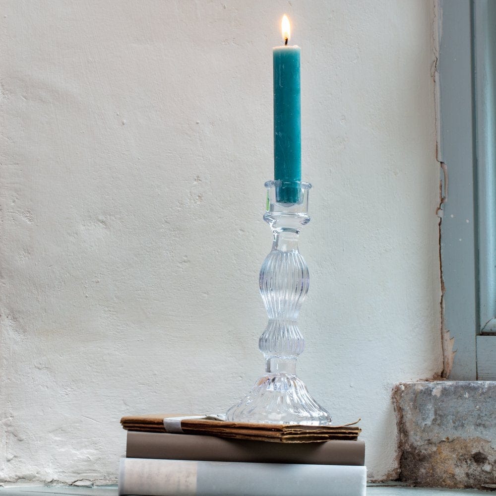Bella Glass Candlestick
