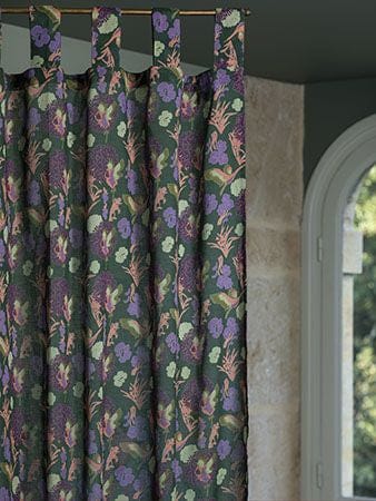 Cotton Voile Curtain Panel 260x110cm Heron Green