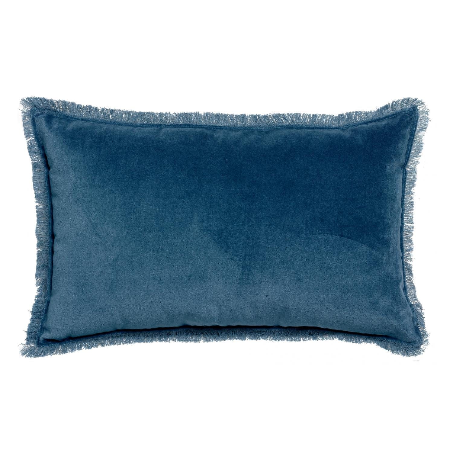 Fara 40x65 Velvet Fringed Cushion by Vivaraise, Touareg