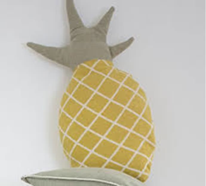 PINEAPPLE SHAPED CUSHION BY DAVID FUSSENEGGER