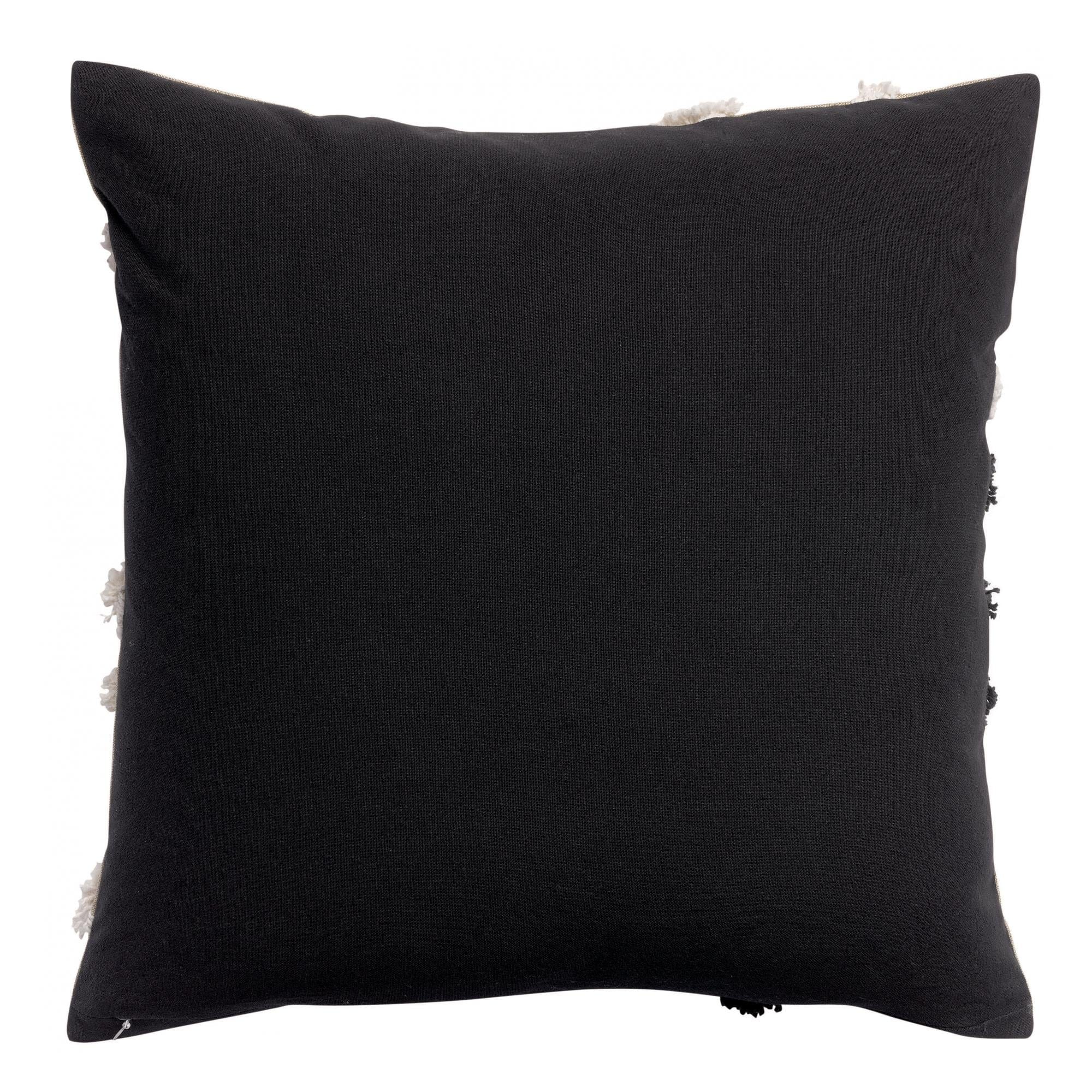 Vivaraise Andrea Tufted Chambray Cotton Cushion 45x45