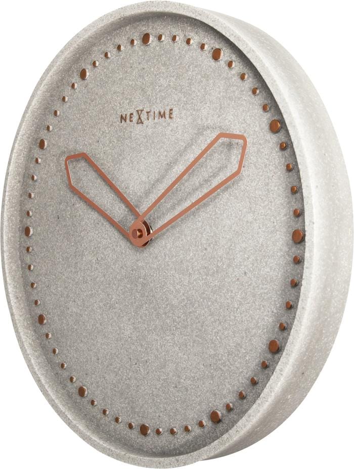Cross Resin Wall Clock, Grey