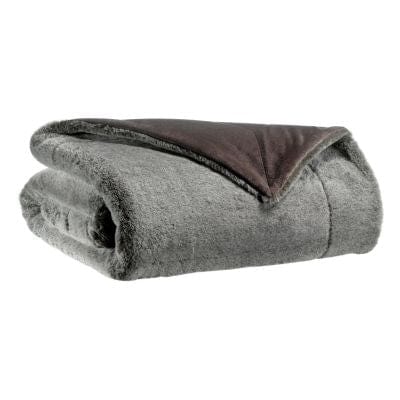 Kinta Faux Fur Luxury Bed Throw Cacao