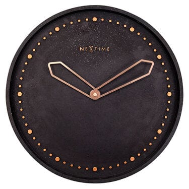 CROSS WALL CLOCK, BLACK