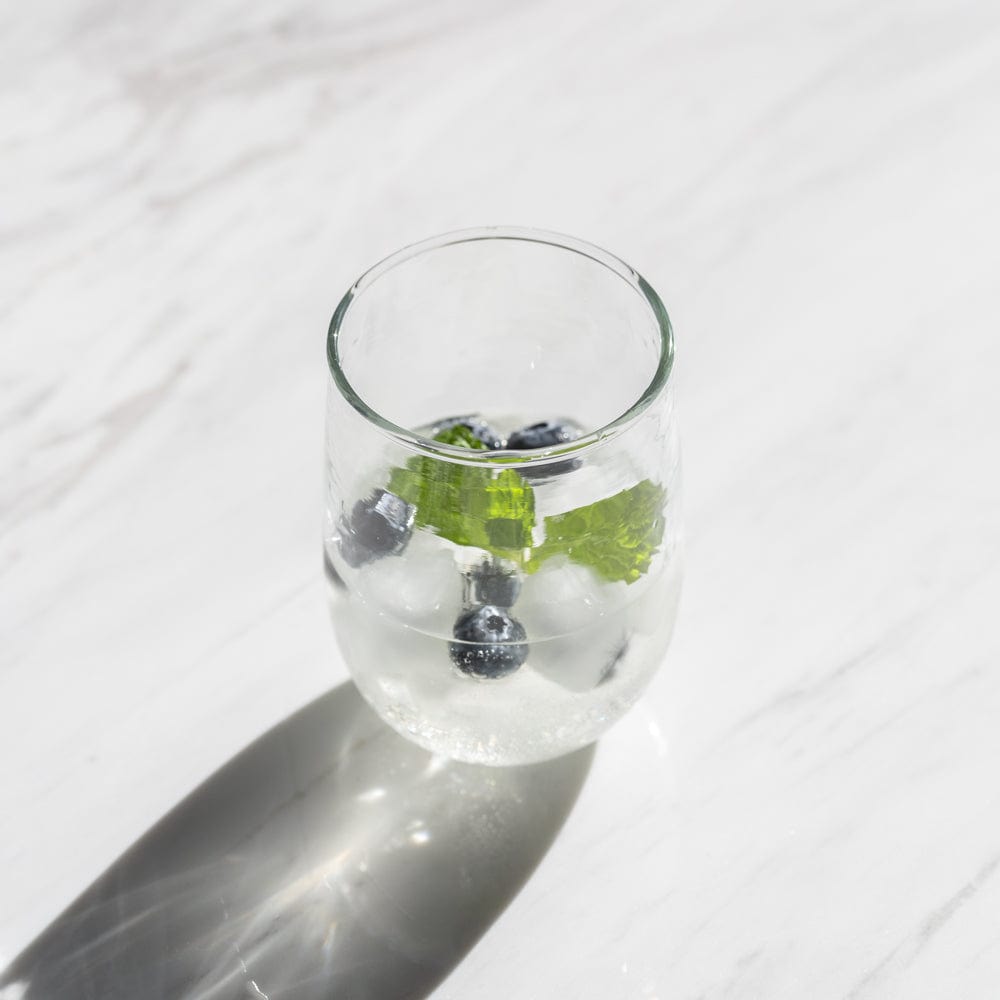 Hammered Glass Short Tumbler