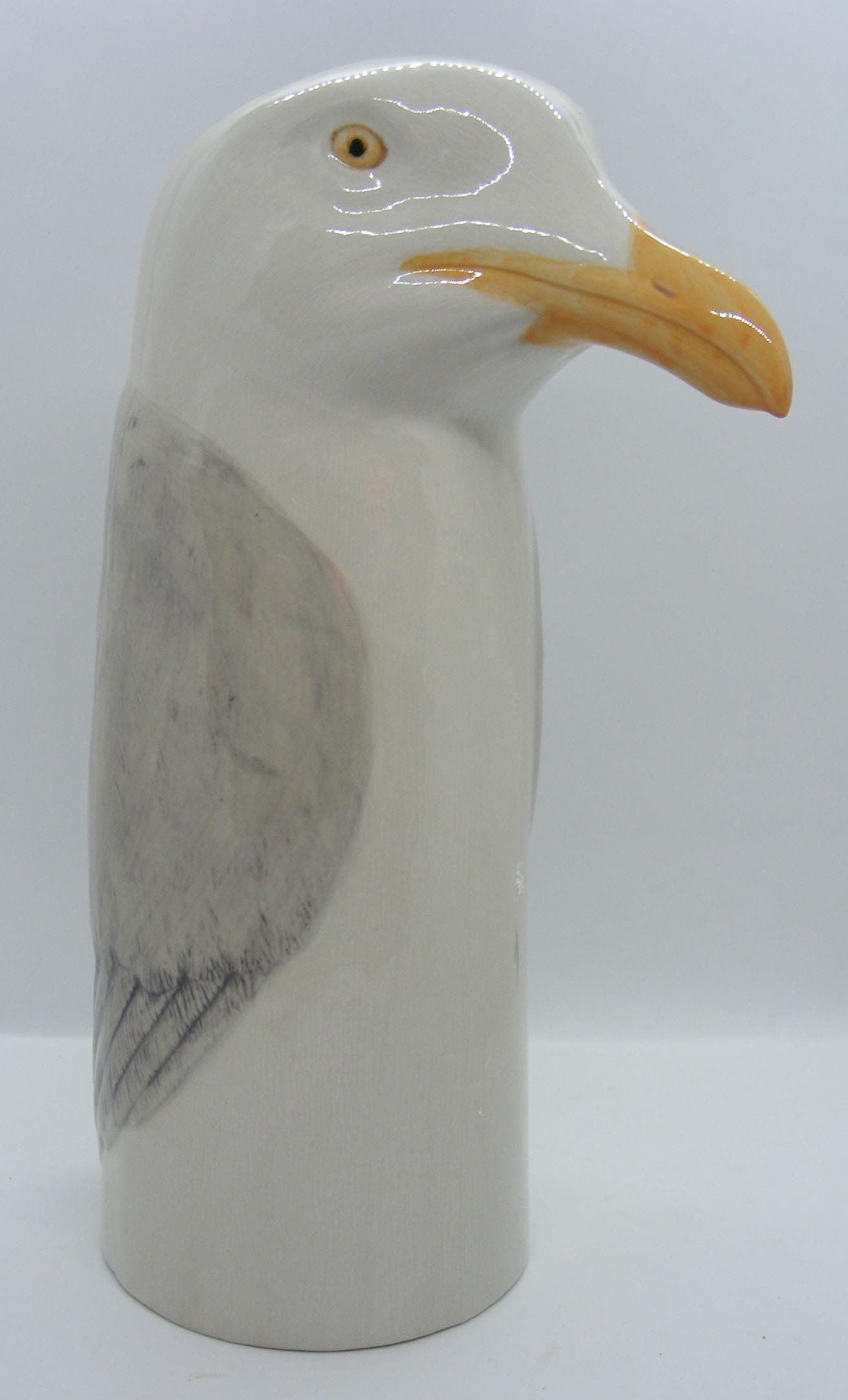 Herring Gull Tall Ceramic Vase