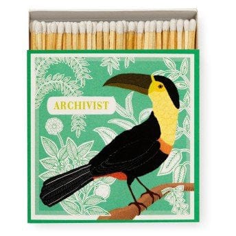 Square Luxury Match Box Toucan