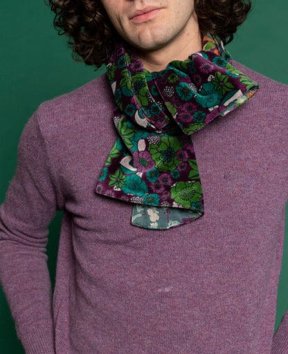 Velvet Double Sided Scarf Hove Fig