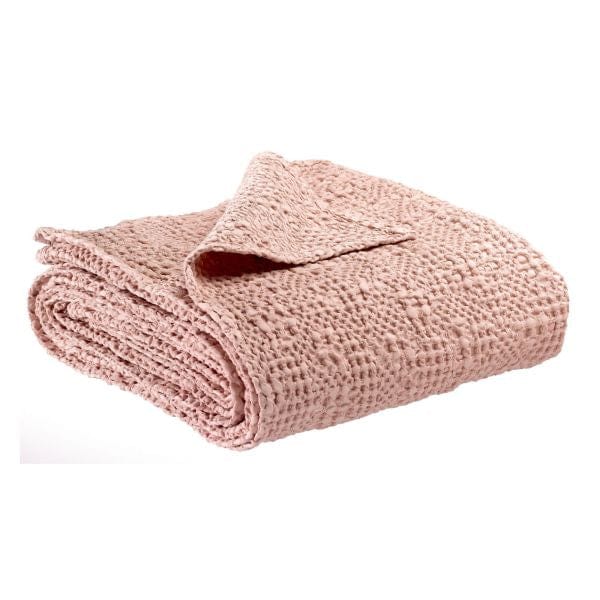 Tana 140x200 Stonewashed Cotton Throw Hawthorn (Auberpine)
