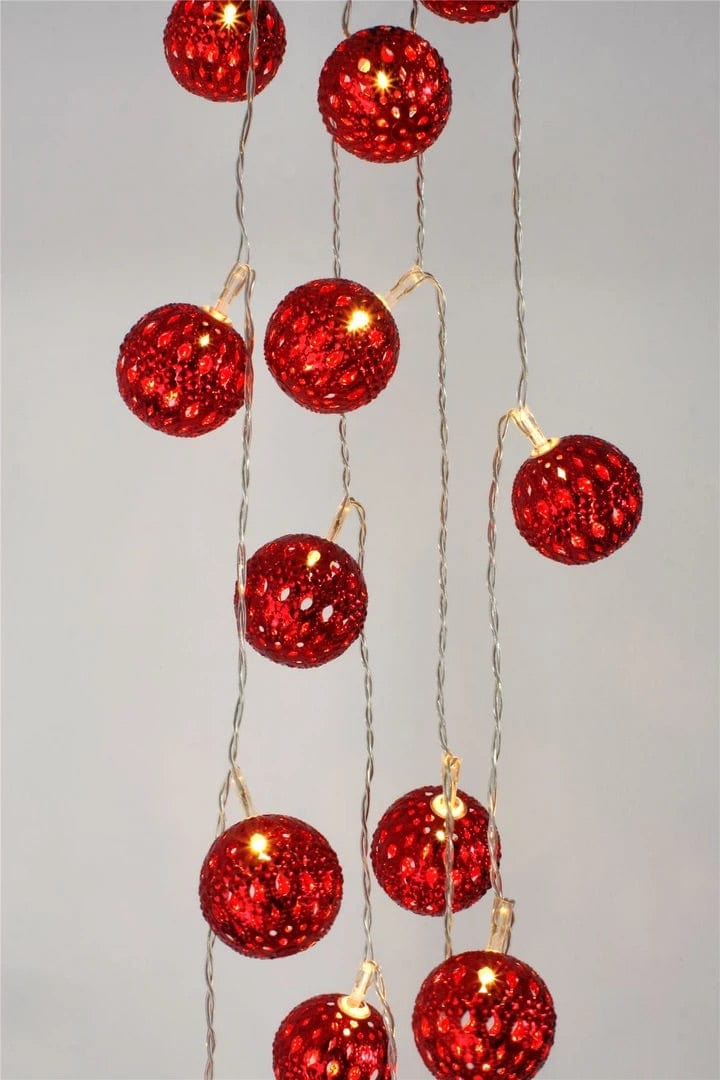 Red Maroq LED Light Chain, Battery Powered