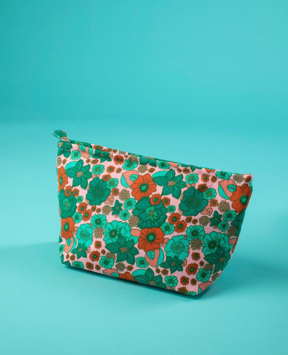 Organic Cotton Wash Bag 33x19cm, Hove Pink