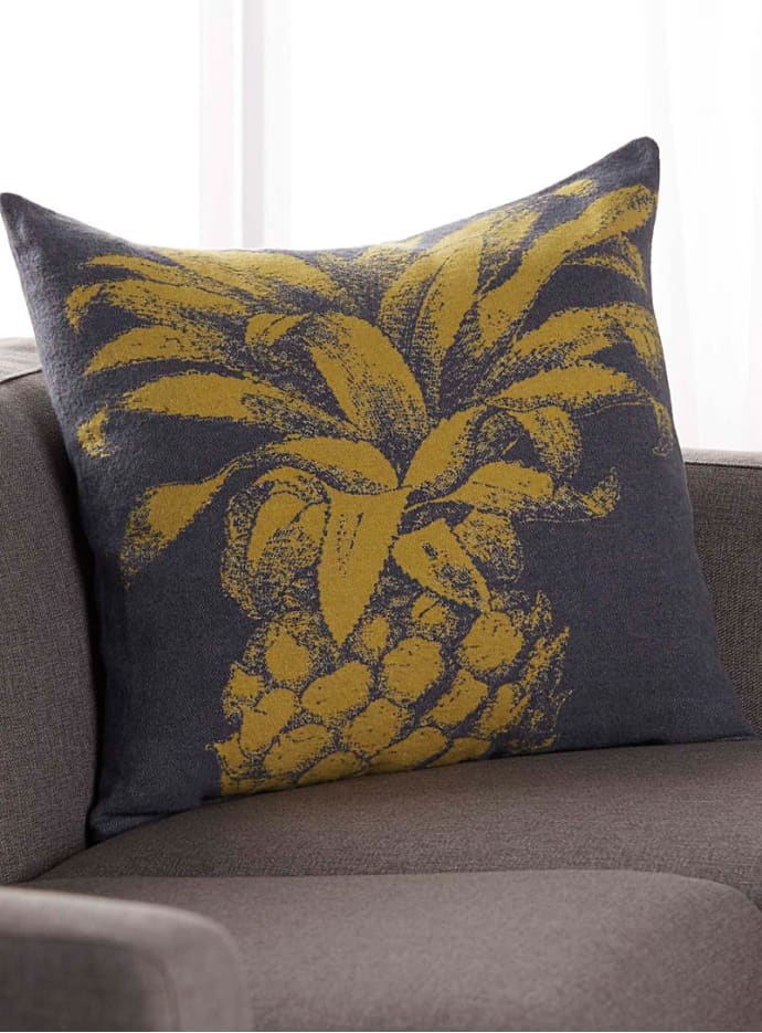 LARGE PINEAPPLE DESIGN CUSHION 60x60cm