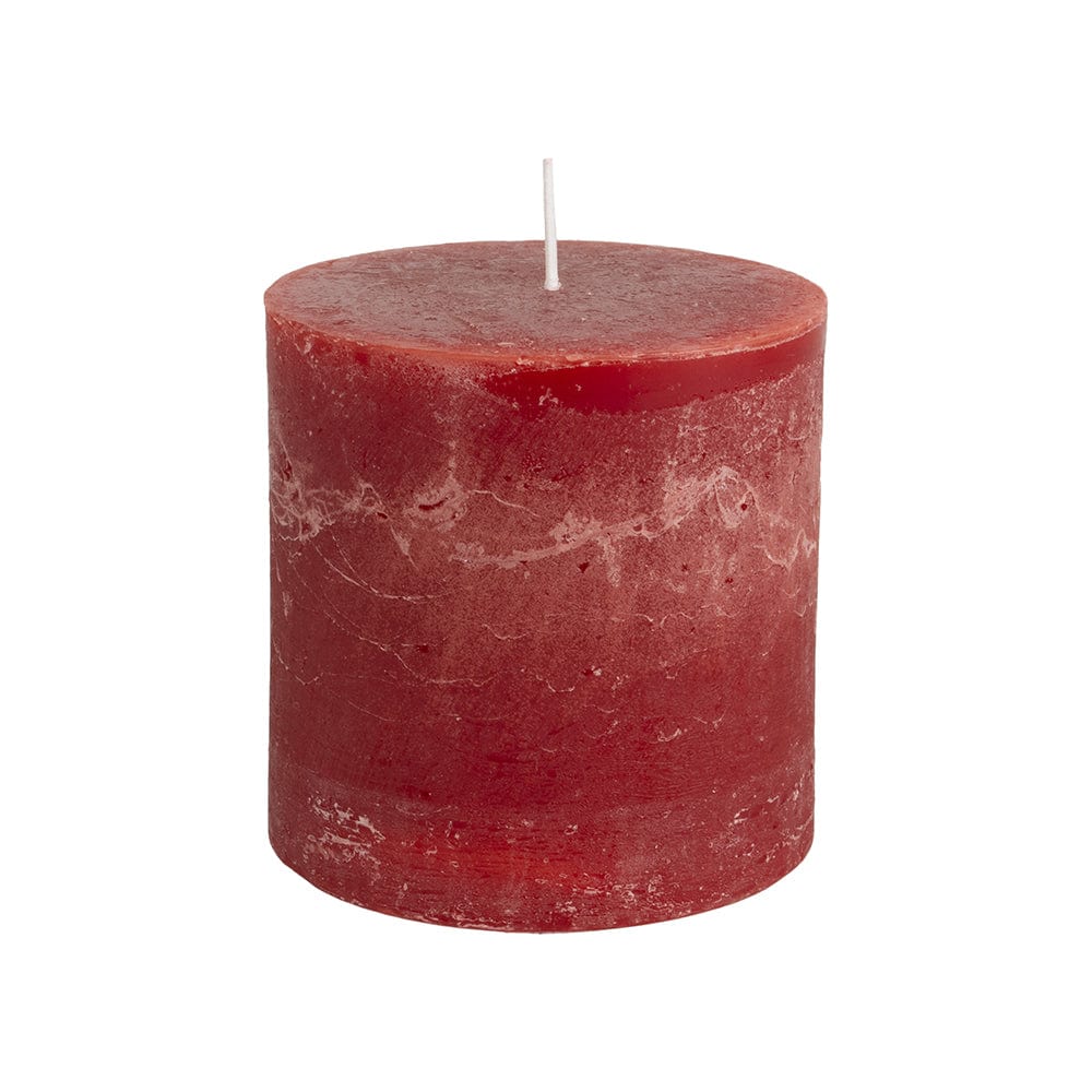 Rustic Pillar Candle 100x100mm