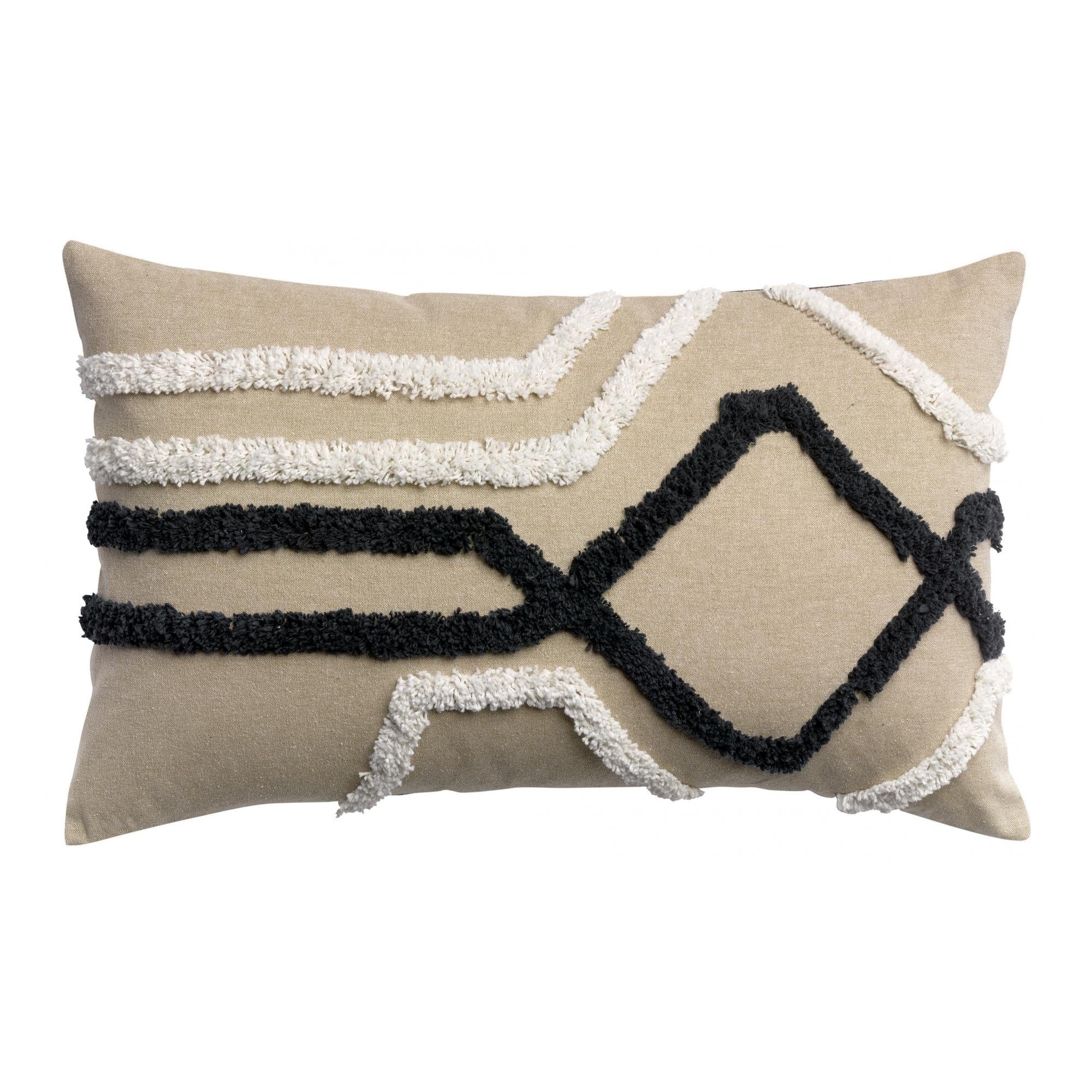 Vivaraise Andrea Tufted Chambray Cotton Cushion 40x65