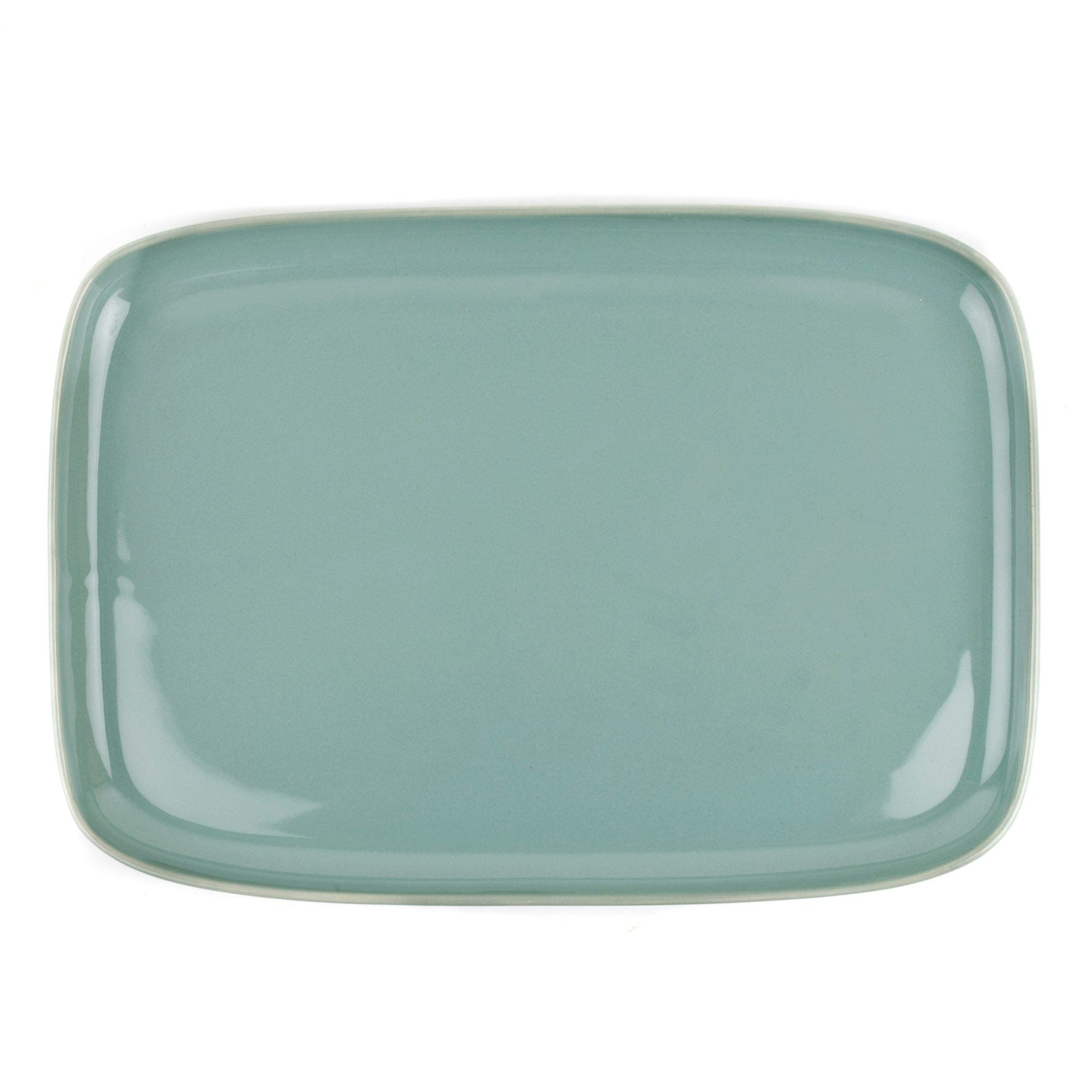 Sage Large Rectangular Ceramic Platter