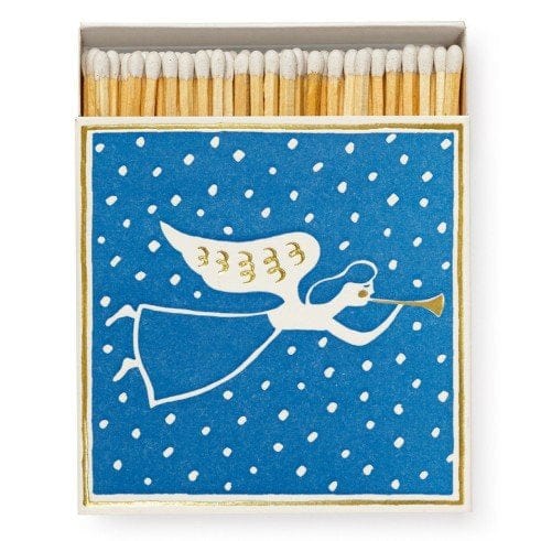 Square Luxury Match Box Christmas Angel