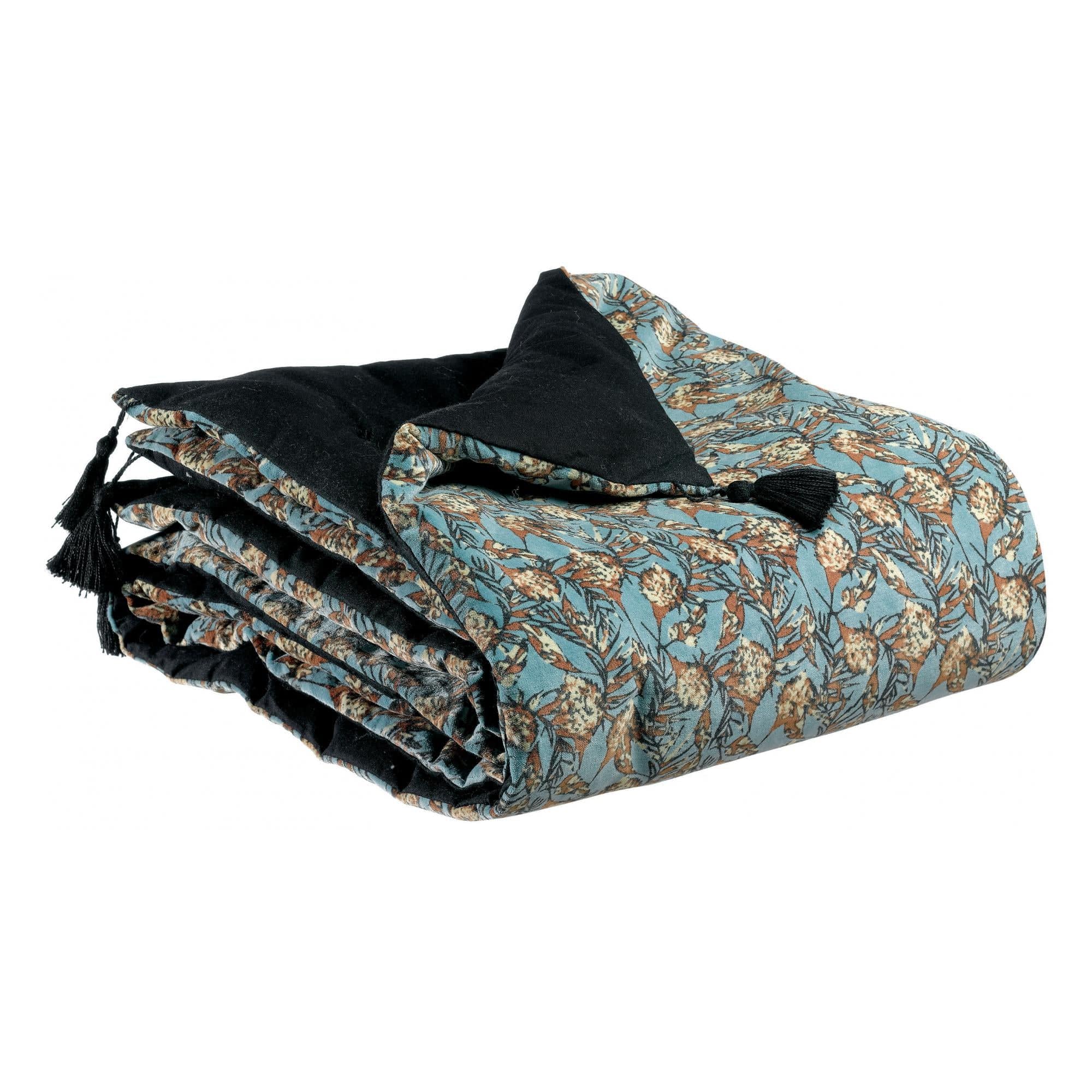 Anae Tasseled 30x50 Velvet Cushion by Vivaraise, Various Colours