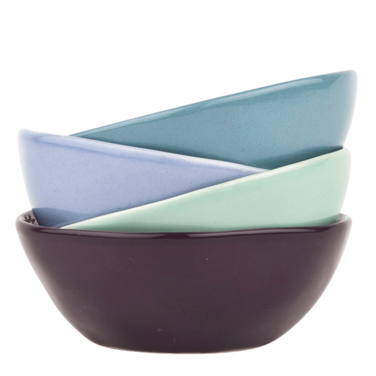 Petrol Small Ceramic Dipping Bowl