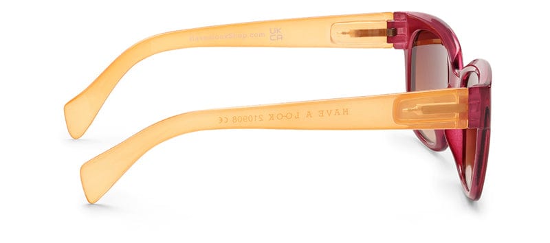 Mood Fuchsia/Orange Sunglasses by Have A Look