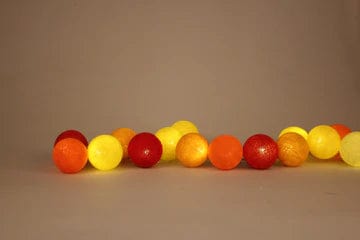 Sunset 35 Ball LED Light Chain, USB Connecter