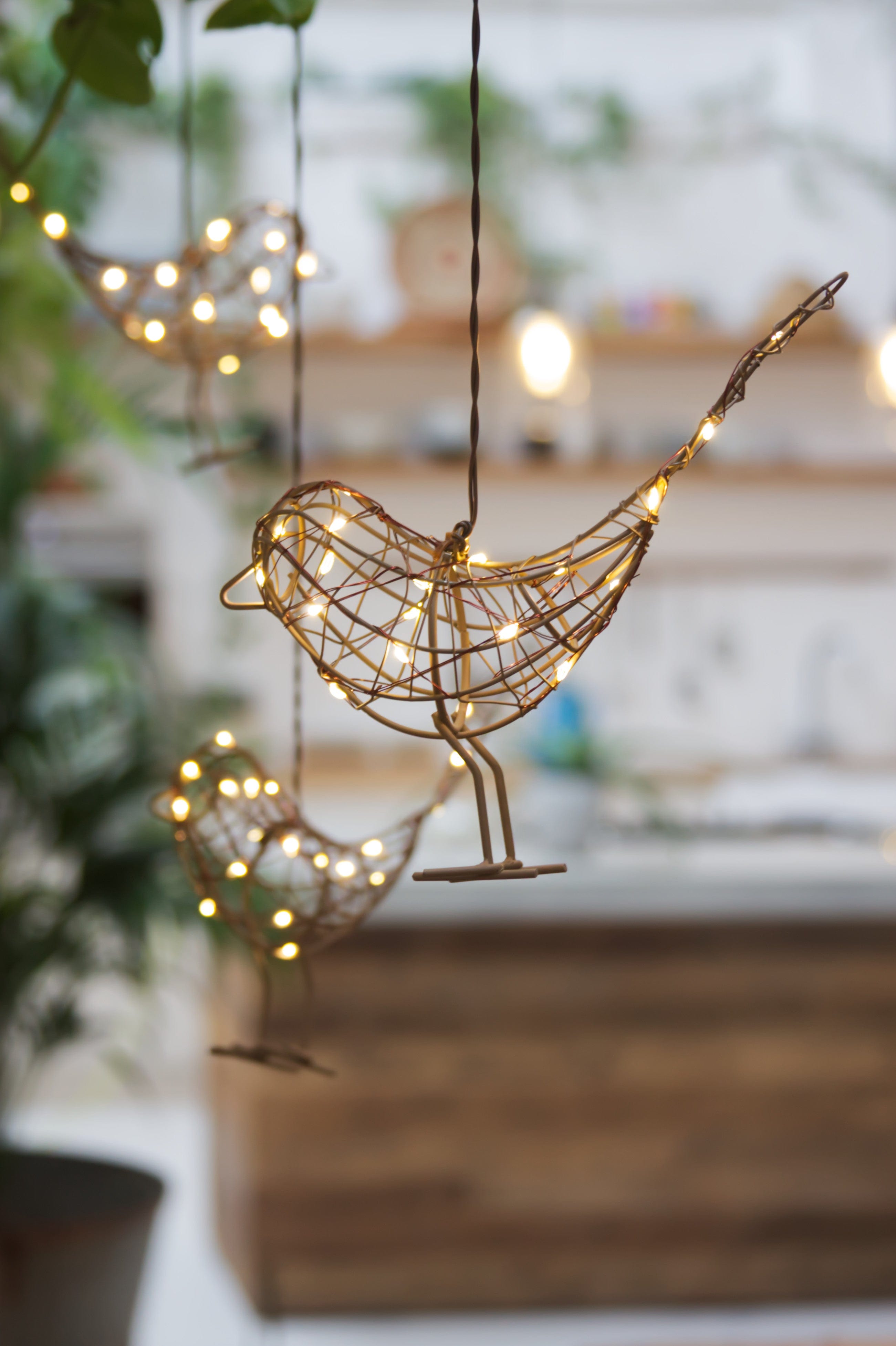 Hanging Robin LED Light, Battery