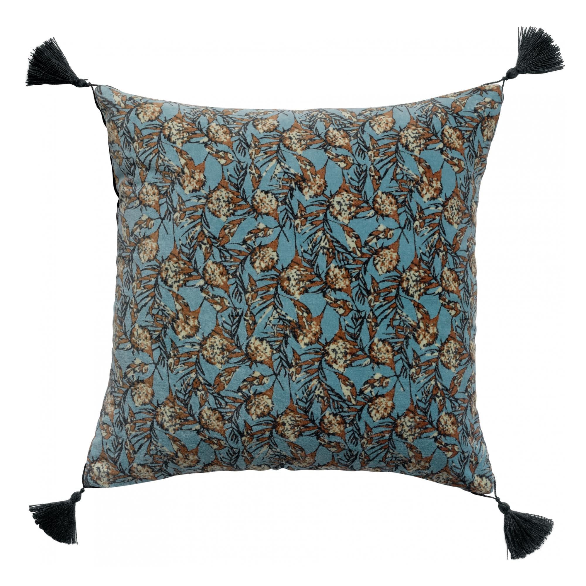 Anae Tasseled Velvet Cushion 45x45