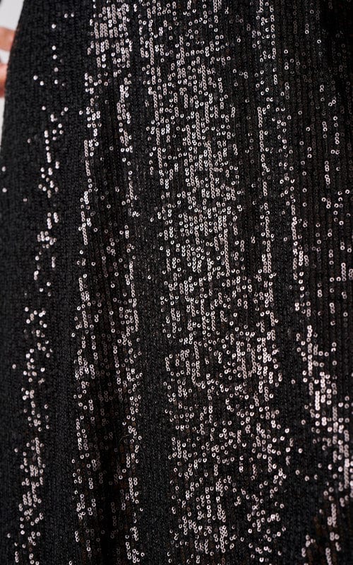Full Sequin Dress, Black by Luella