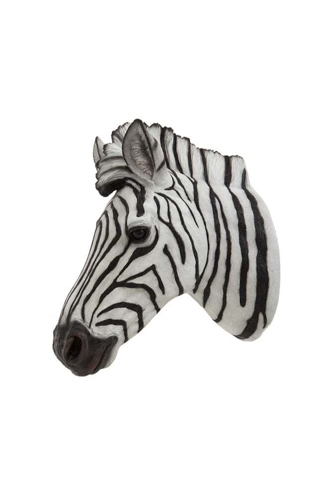 ZEBRA HEAD WALL DECOR