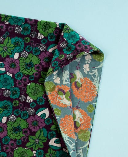 Velvet Double Sided Scarf Hove Fig