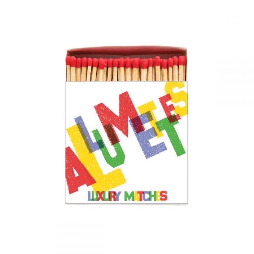 Square Luxury Match Box Allumettes Colourful