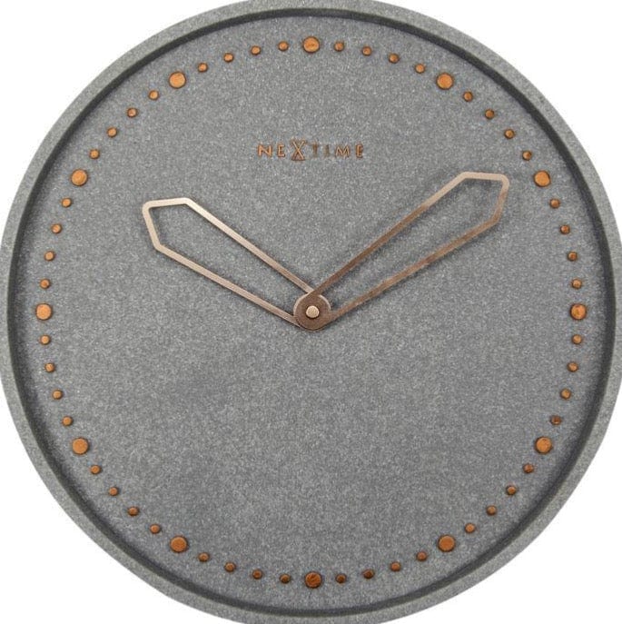 Cross Resin Wall Clock, Grey